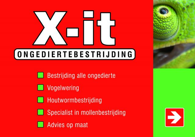 Logo X-it ongediertebestrijding